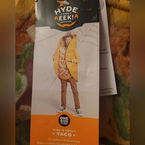 NEW Kids & Adult Taco Halloween Costume One Size - Hyde and EEK!